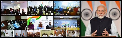 Indian community watching the launch of the G20 logo, theme and website ...