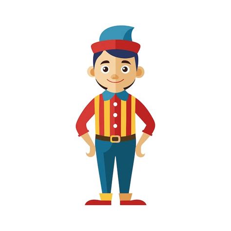 Beautiful professional cartoon character design vector illustration ...