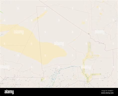 Timbuktu, region of Mali. Open Street Map Stock Photo - Alamy