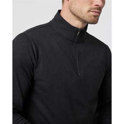 VUORI | Men's Coronado Quarter Zip Relaxed Fit Fleece Top | Men | Black ...