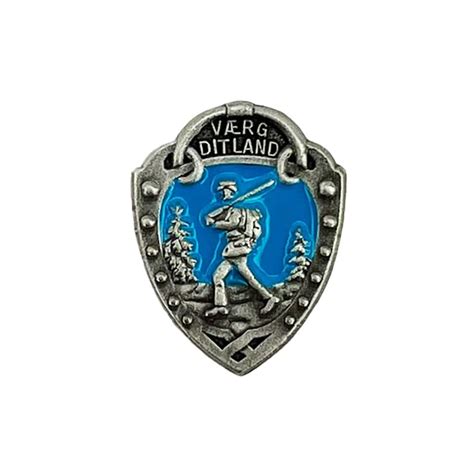 Norwegian Foot March Badge - Silver - Bradley's Surplus