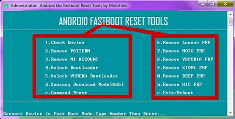 Android Fastboot Reset Tool V1.2 的图像结果