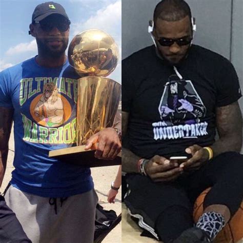 LeBron James: LeBron James rocking The Undertaker and The Ultimate ...