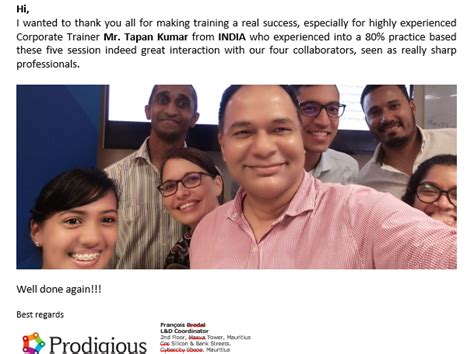 Appreciations | Tapan Kumar