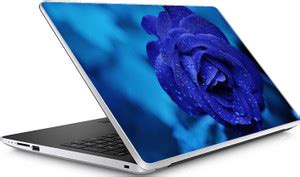 GADGETSWRAP Universal Roses Closeup Blue Drops Skin For 15.6 Inch ...