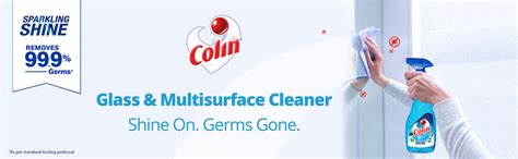 Colin 500 ml (Pack of 3) Glass and Surface Cleaner Liquid Spray |Glass ...