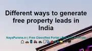 Different ways to generate free property leads in India - Fre