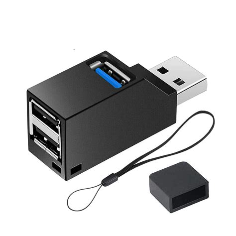 iJiGui USB Hub, 2 USB 2.0 + USB 3.0, Mini USB 3.0 Hub Ortable Adapter ...