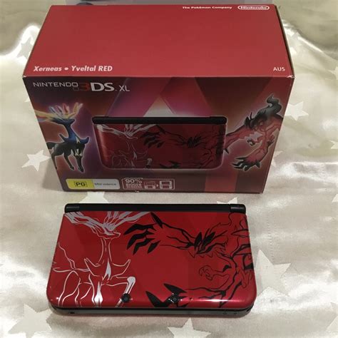 Nintendo 3DS XL Pokemon X & Y Red Special Edition Console Complete ...