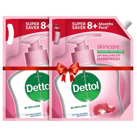 Dettol Liquid Handwash Refill - Skincare Moisturizing Hand Wash, 1500 ...