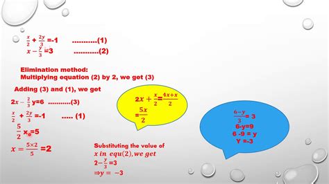 Image result for Elimination Method Class 10