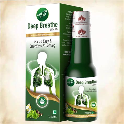 Buy Amrith Noni Deep Breathe - Ayurvedic Asthma Syrup