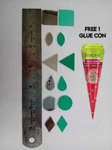 Sadhusadhya Mirror kit lippan Art for Jewellery Making,Other Craft Work ...