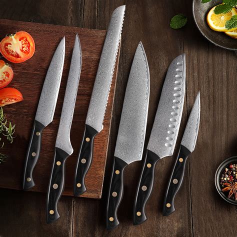 Damascus Chef Knife Set Best Kitchen Knife Sources in Yangjiang China