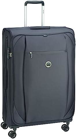 Delsey Polycarbonate 77 cms Black Hardsided Check-in Luggage (Comete ...