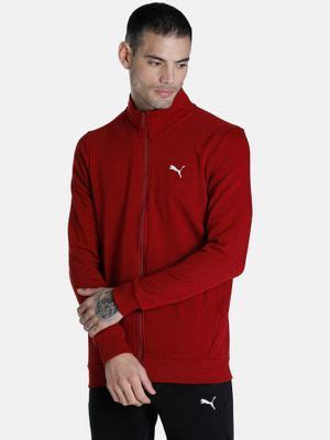 Buy Puma Zippered Sweat Tr Men Red Jacket Online