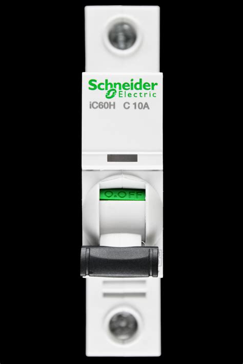 SCHNEIDER 10 AMP CURVE C 10kA MCB CIRCUIT BREAKER A9F84110 IC60H Used ...