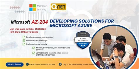 Khai giảng khóa học: Developing Solutions for Microsoft Azure , 14th ...