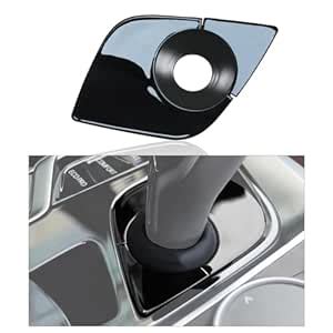 HIMARKLIF Bright Black Console Gear Shifter Shift Box Panel Trim Cover ...