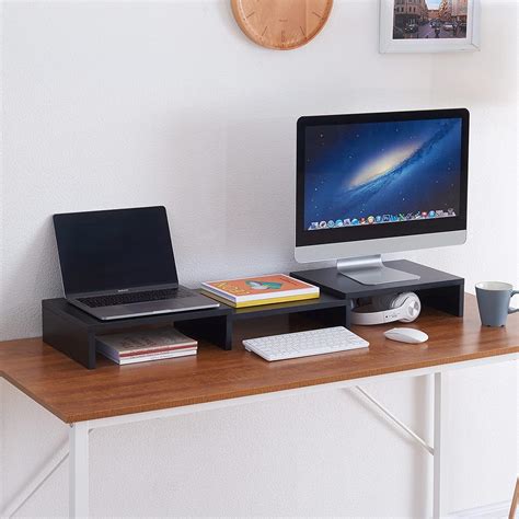 PRAISUN Large Monitor Stand Riser, Dual Computer India | Ubuy