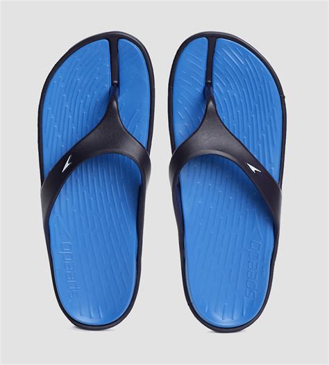 Buy Speedo Dual Colour Thong Blue Flame-True Navy-White Footwear Online ...