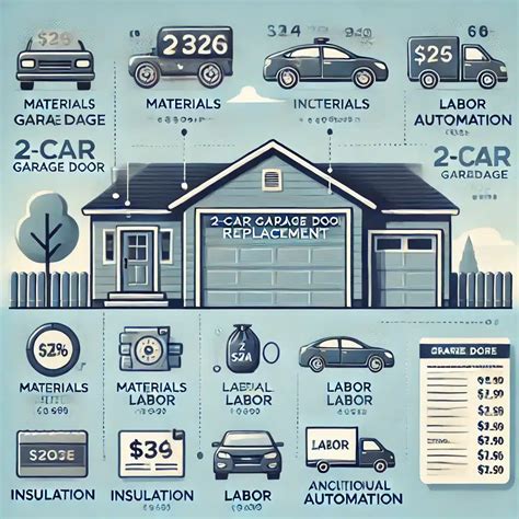 2 Car Garage Door Replacement Cost (Costs in 2024 Revealed)