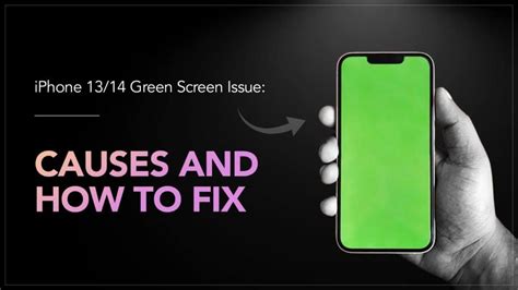 Image result for 14Pro Green Screen Error Fix