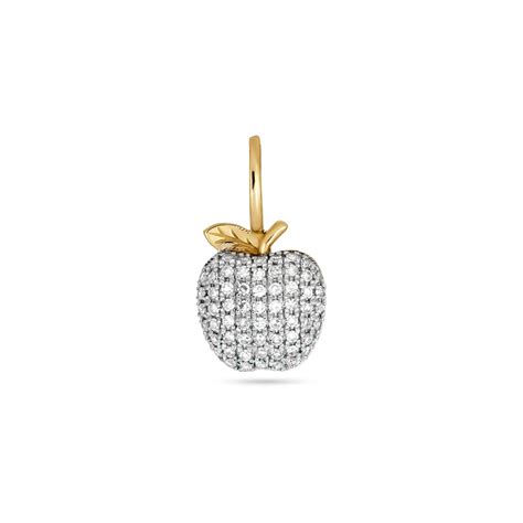 The Pave Big Apple Charm – STONE AND STRAND