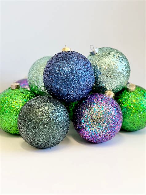 Dark Green Christmas Ornament Christmas Ball Handmade - Etsy