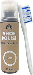 Quick Nubuck Suede Shoe Polish Color - Camel (Pack-125ML) Nubuck, Suede ...
