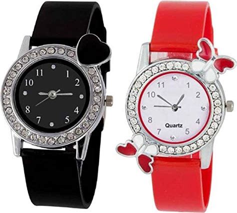 Seahorse Casual Analoge Black & White Dial Women's Leather Watch ...