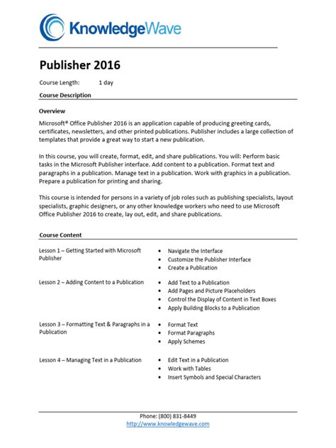 Image result for Publisher Training