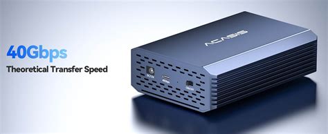 Acasis USB4 40Gbps Type-C to 2.5 Inch U.2(SFF-8639) NVMe SSD Enclosure