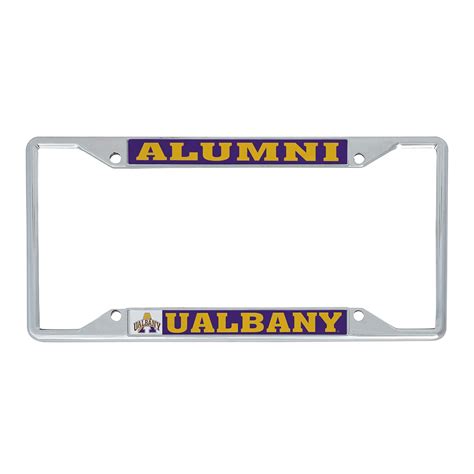 Desert Cactus University of Albany NCAA Metal License Plate Frame for ...