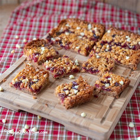 Keto Nut Free Cranberry White Chocolate Magic Bars - Sugar-Free Mom
