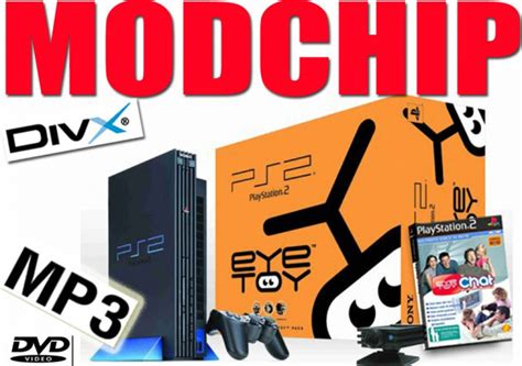 Playstation 2 mit Umbau / Modchip + Eyetoy + Orig. Spiele und MEGA ...