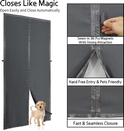 Mpmedo Upgraded Magnetic Thermal Insulated Door Curtain for India | Ubuy