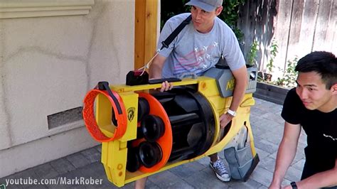 These guys built the 'World's Largest Nerf Gun' and it shoots massive ...