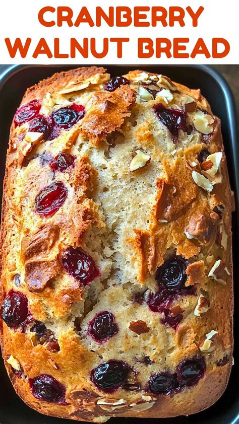 Cranberry walnut bread recipe – Artofit