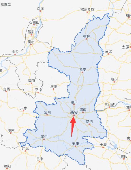 西北五省清晰地图_万图壁纸网