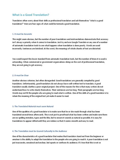 Image result for Tips Good Translation