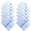 Kuber Industries Cotton 12 Piece Men's Handkerchief Set - White ...