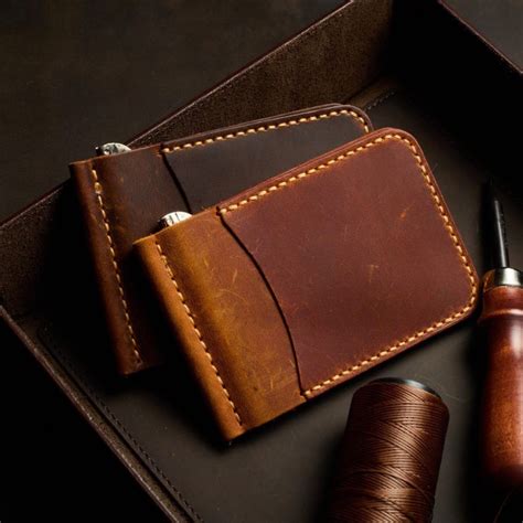 Premium Genuine Leather Handcrafted Wallets, Card Wallet & Money Clipper
