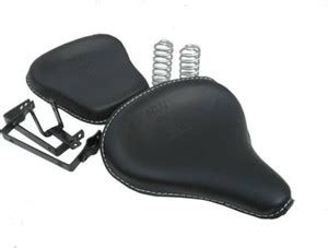 KROGGER Harley Type Slim Seat with Spring Front and Rear Split Bike ...