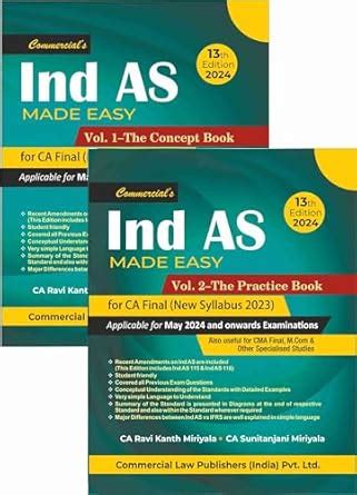 Buy Ind As Made Easy Vols.1 & 2 The Practice Book, CA Final New ...