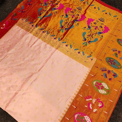 Pure Paithani Handloom Kanchi Pattu Saree – Ambica Wedding Mall