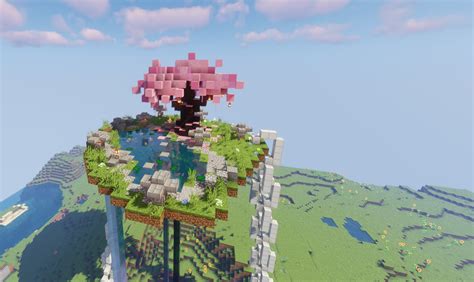 Image result for Floating Island Minecraft Design Tutorial