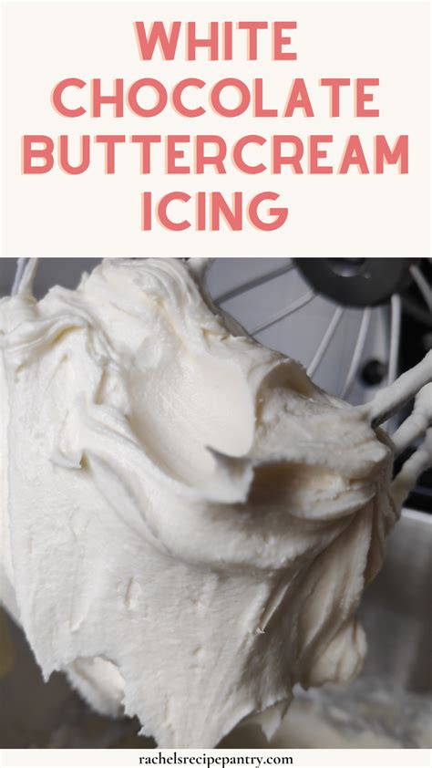 White chocolate buttercream frosting – Artofit