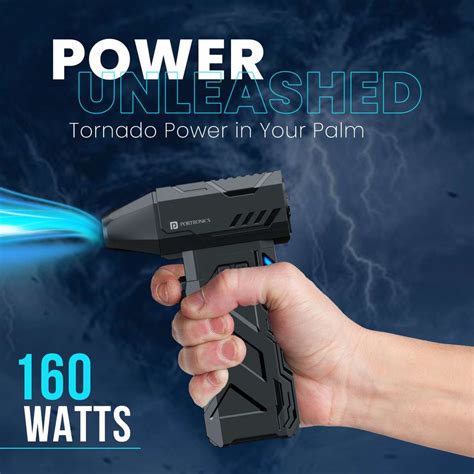 Portronics Tornado High Speed Air Duster for Cleaning Computers, Cars ...