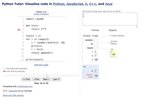 CodeLens Python 的图像结果